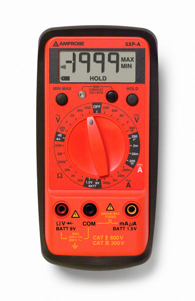 Amprobe 5XP-A AC/DC Compact Digital Multimeter with VolTect™