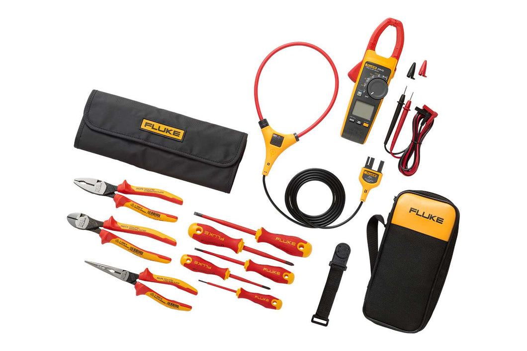 Fluke 376 FC True-RMS Clamp Meter plus insulated hand tools starter kit