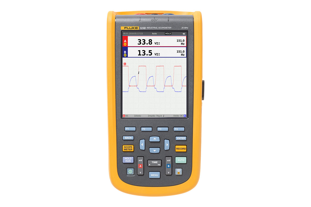 Fluke 120B Series Industrial ScopeMeter handheld Oscilloscopes