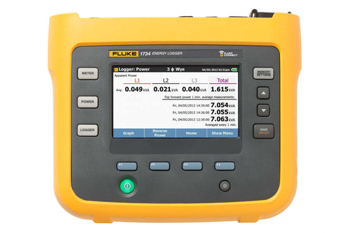 Fluke 1732 and 1734 Three-Phase Power Measurement Logger